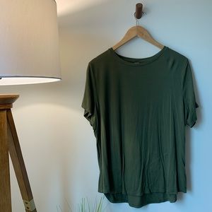 Old Navy Olive Boyfriend Tee